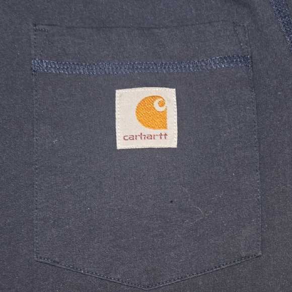 Carhartt Navy Blue Short Sleeve Tee - Picture 3 of 4